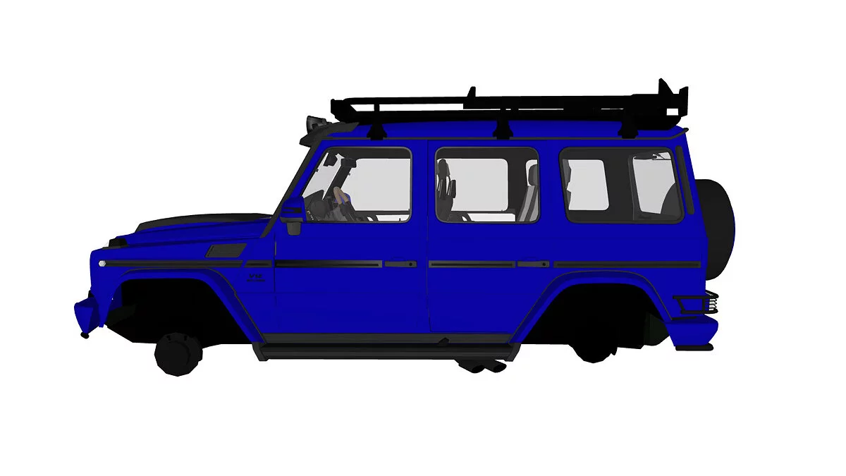 Simple Car Crash Physics Sim — Mercedes-Benz Brabus G55