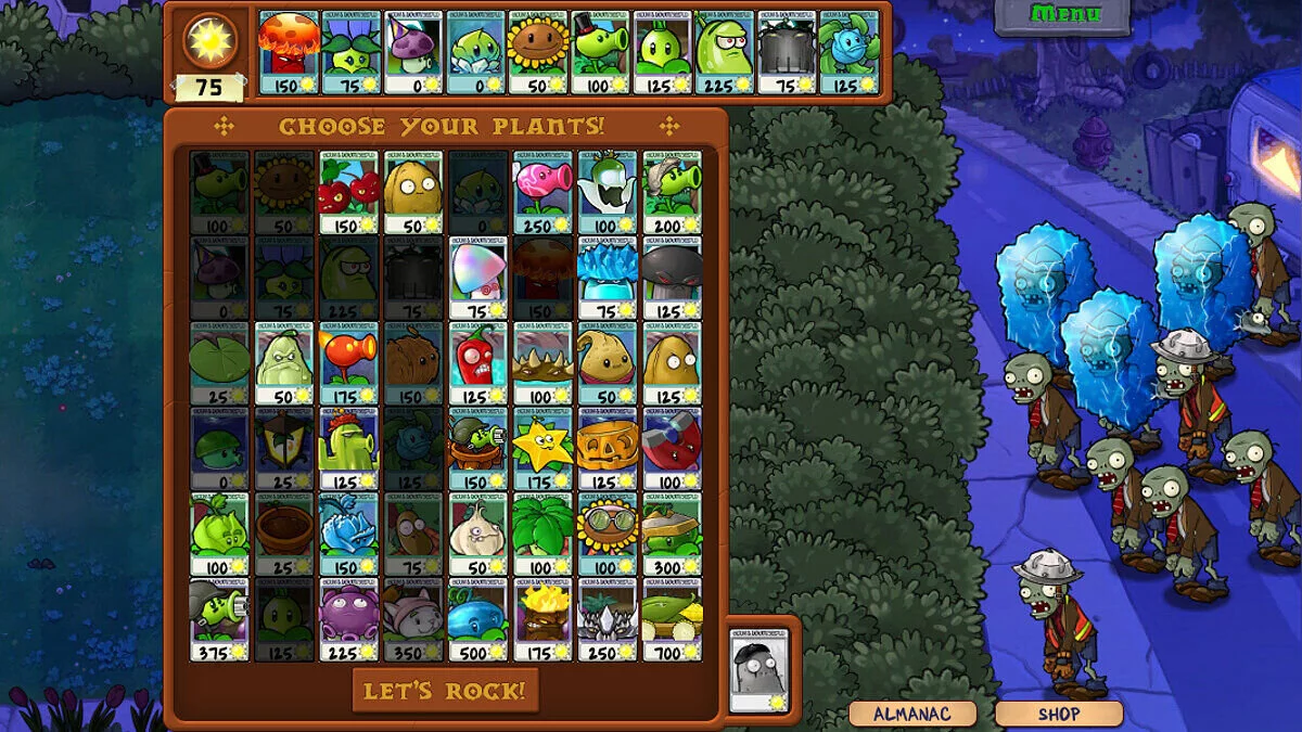 Plants vs. Zombies — Мод Розширений та Покращений [v2.0]