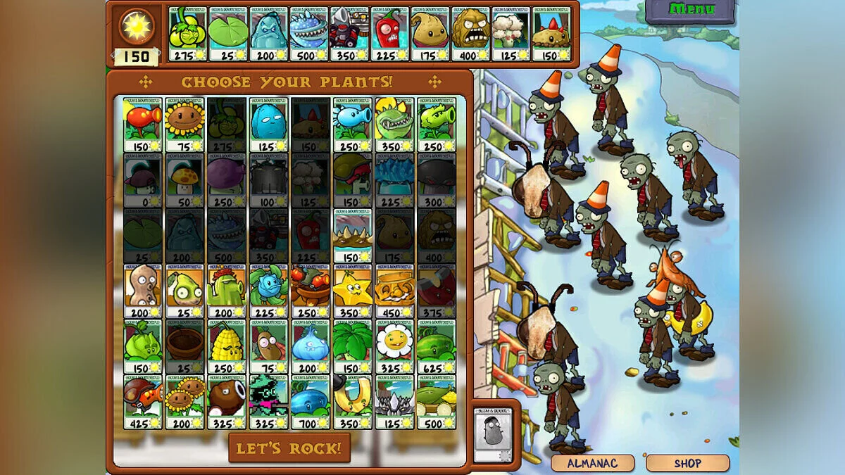 Plants vs. Zombies — Mod M.O.T.S v1.2.1 — nova jogabilidade, gráficos, música, plantas e zumbis