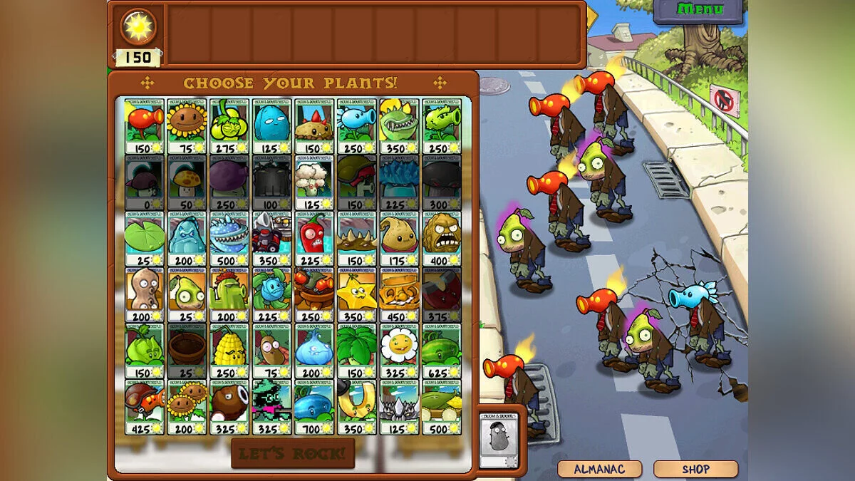 Plants vs. Zombies — Mod M.O.T.S v1.2.1 — nova jogabilidade, gráficos, música, plantas e zumbis