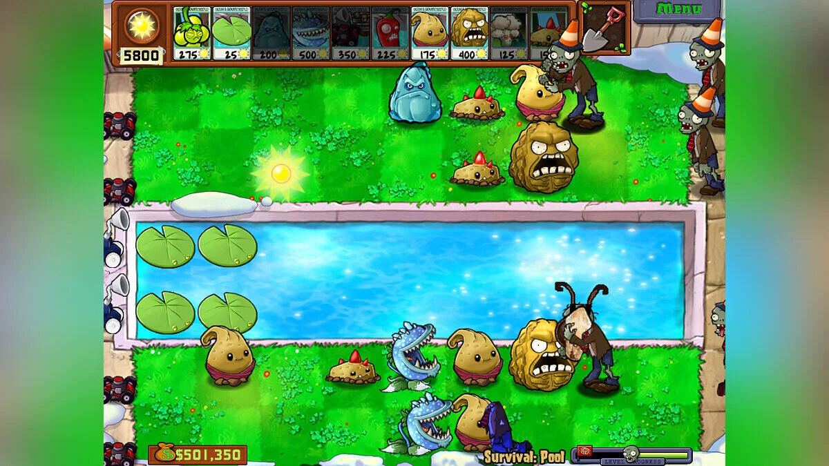 Plants vs. Zombies — Mod M.O.T.S v1.2.1 — nova jogabilidade, gráficos, música, plantas e zumbis