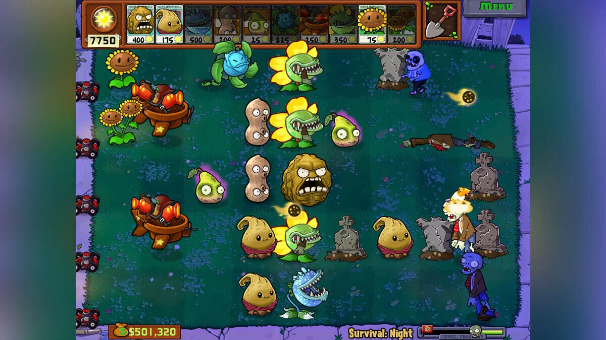 Plants vs. Zombies — Mod M.O.T.S v1.2.1 — nova jogabilidade, gráficos, música, plantas e zumbis