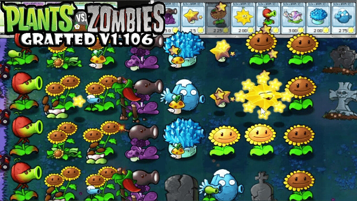 Plants vs. Zombies — Mod Plants vs Zombies Grafted v1.106 [PK and Android]