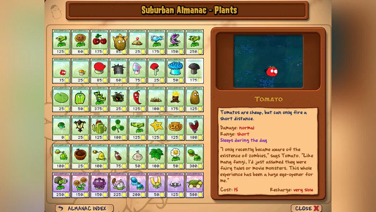 Plants vs. Zombies — Mod with modified plants and zombies