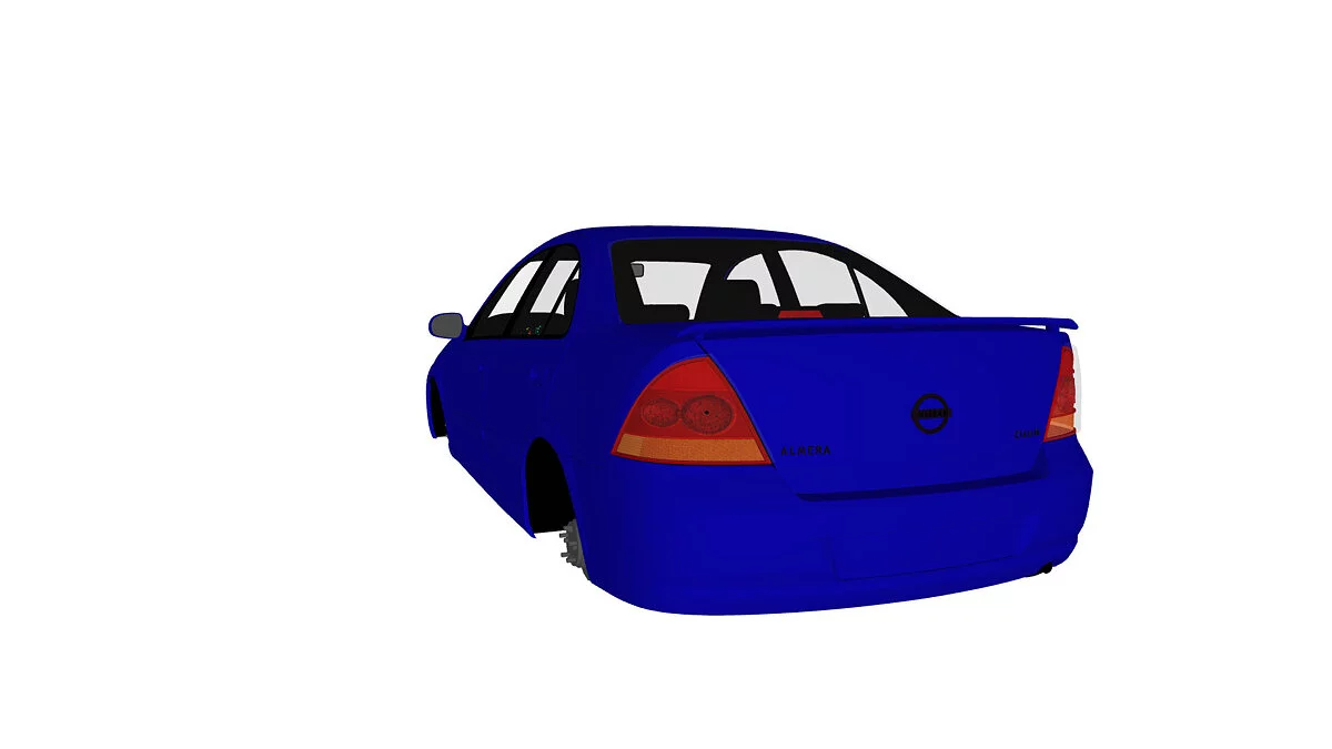 Simple Car Crash Physics Sim — Nissan Almera