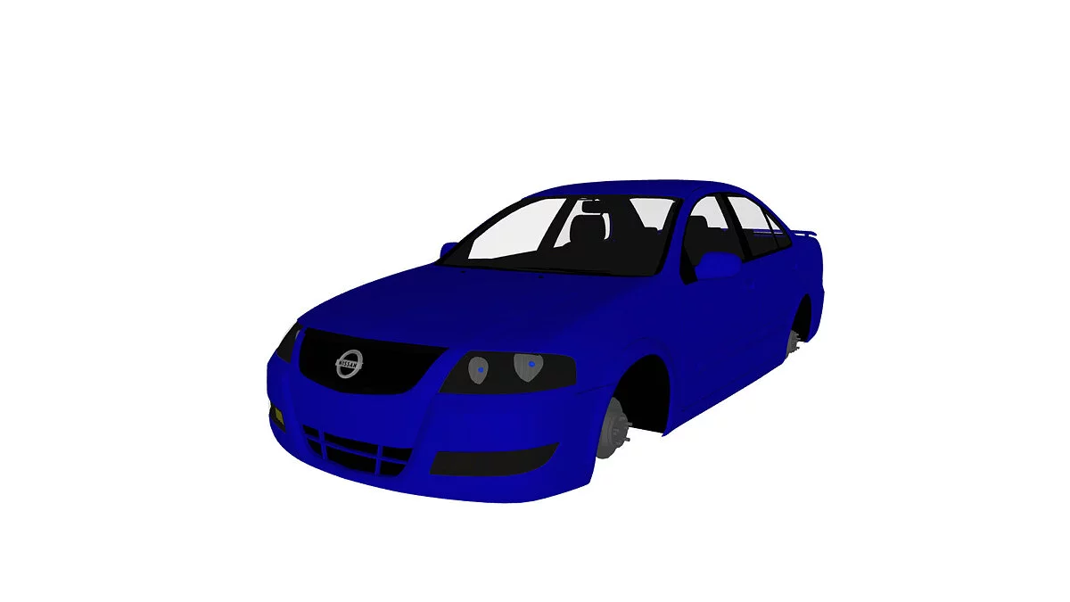 Simple Car Crash Physics Sim — Nissan Almera