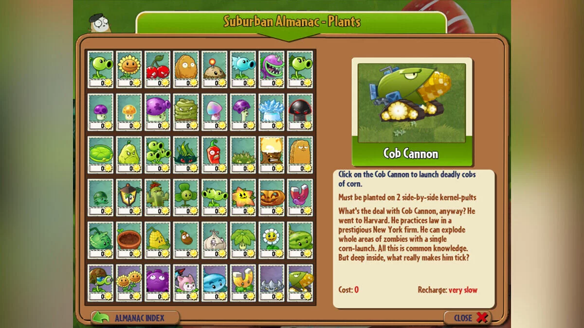 Plants vs. Zombies — Mods combinados de PvZ 2 PAK y Free Plants