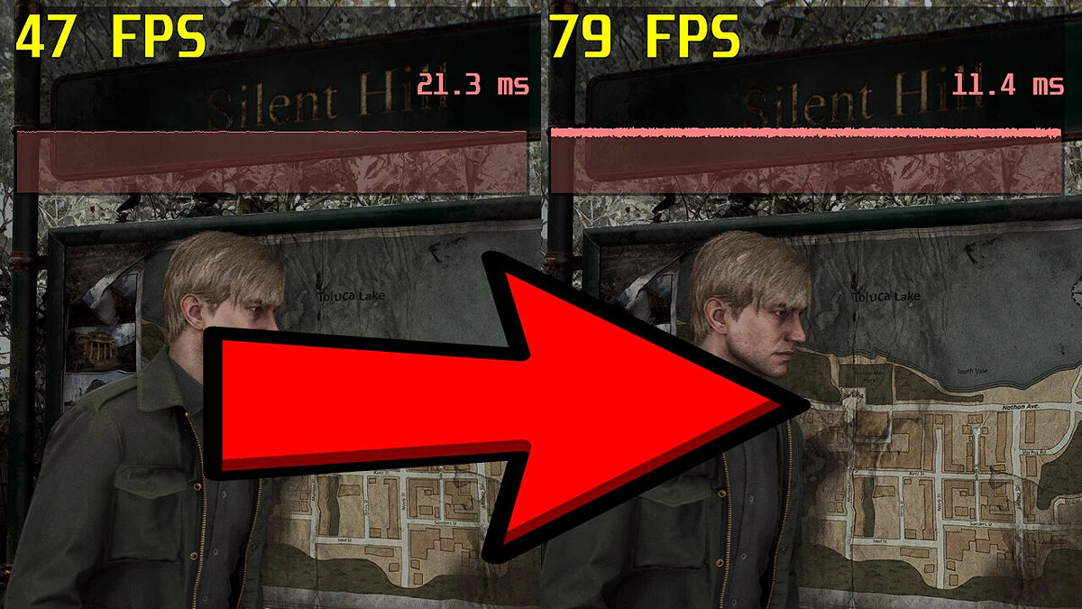 Silent Hill 2 — Optimized FSR 3 settings and frame generation