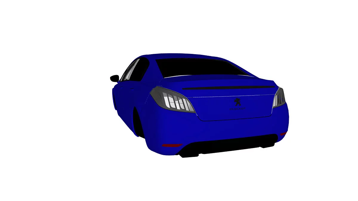 Simple Car Crash Physics Sim — Peugeot 508