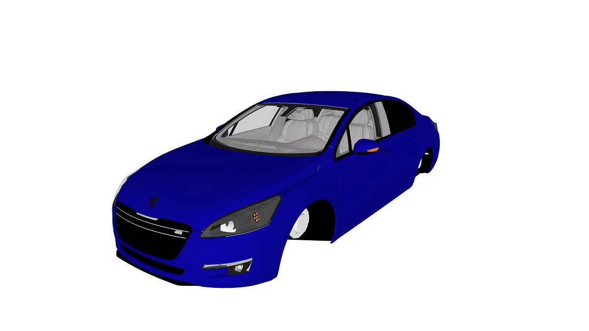 Simple Car Crash Physics Sim — Peugeot 508