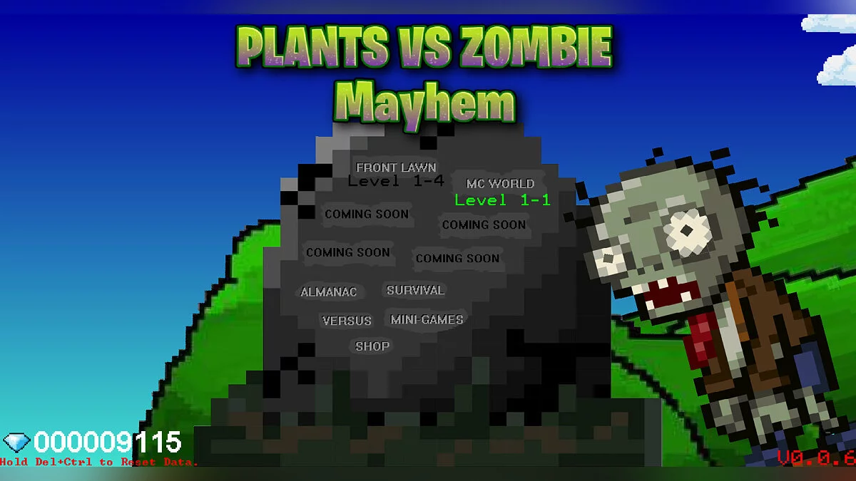 Plants vs. Zombies — Plants Vs Zombies Mayhem - Minecraft-style game and new enemies