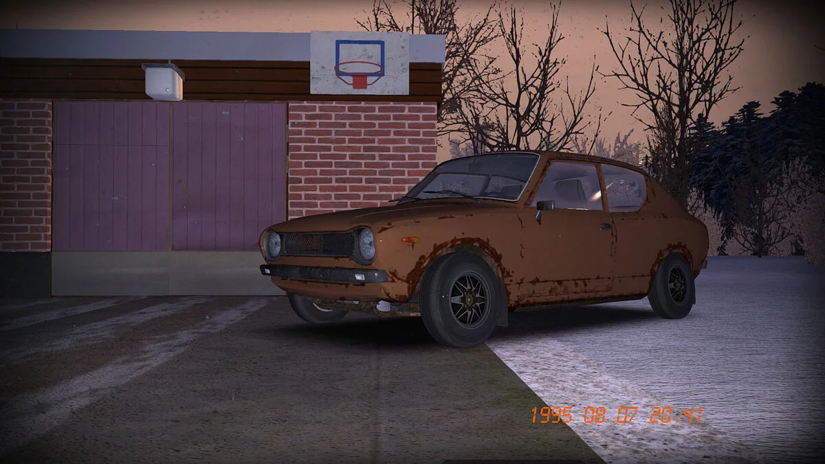 My Summer Car — Coche completamente stock para empezar el juego.