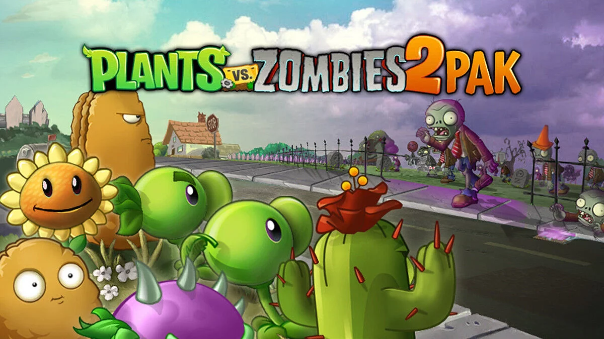 Plants vs. Zombies — PVZ2PAK - gráficos como en la segunda parte