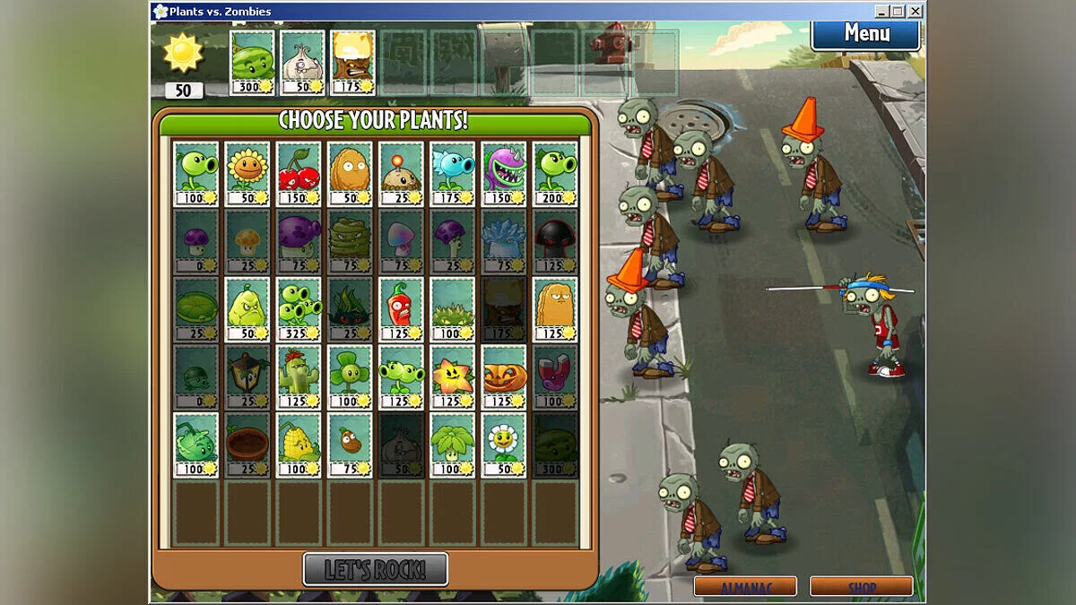 Plants vs. Zombies — PVZ2PAK — grafika jak w drugiej części