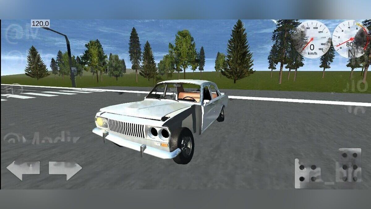 Simple Car Crash Physics Sim — Broken Volga