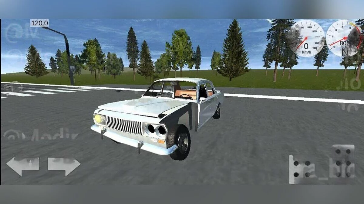 Simple Car Crash Physics Sim — Broken Volga