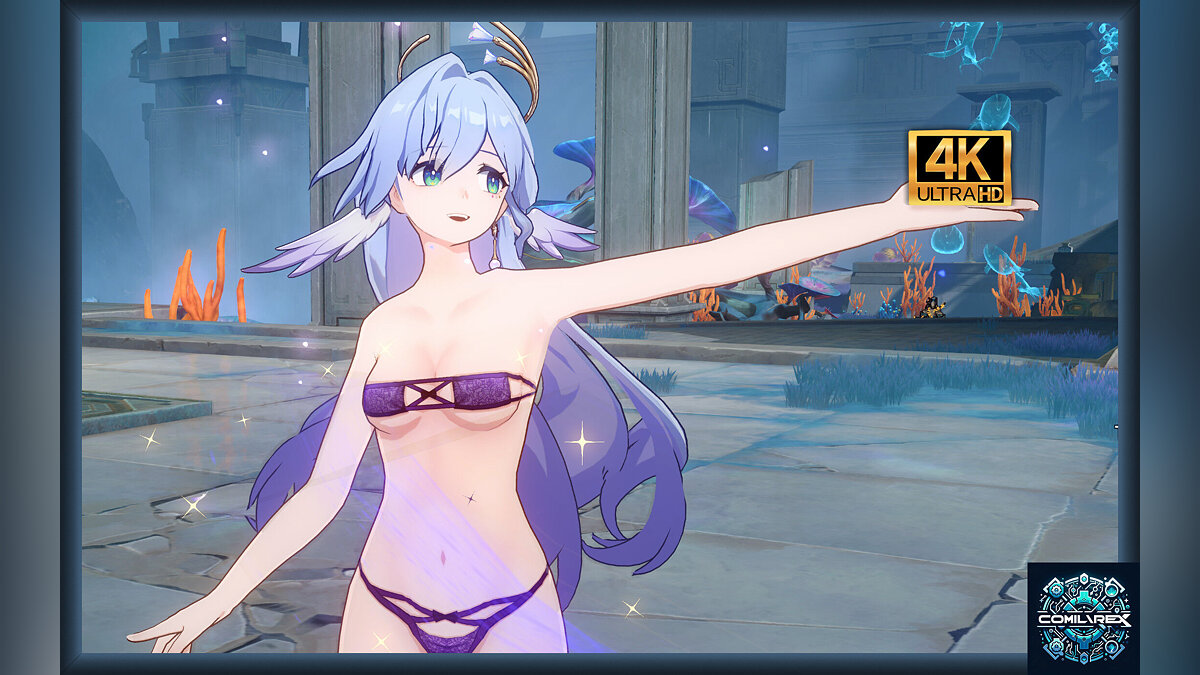 Honkai: Star Rail — Robin in lingerie in 4K