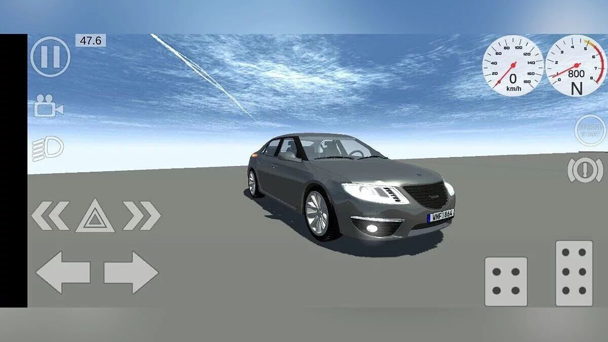 Simple Car Crash Physics Sim — Fits 9-5 2009-201