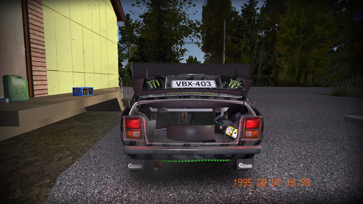 My Summer Car — Drag Yarışı için Satsuma 200 km/s, 51k Mark