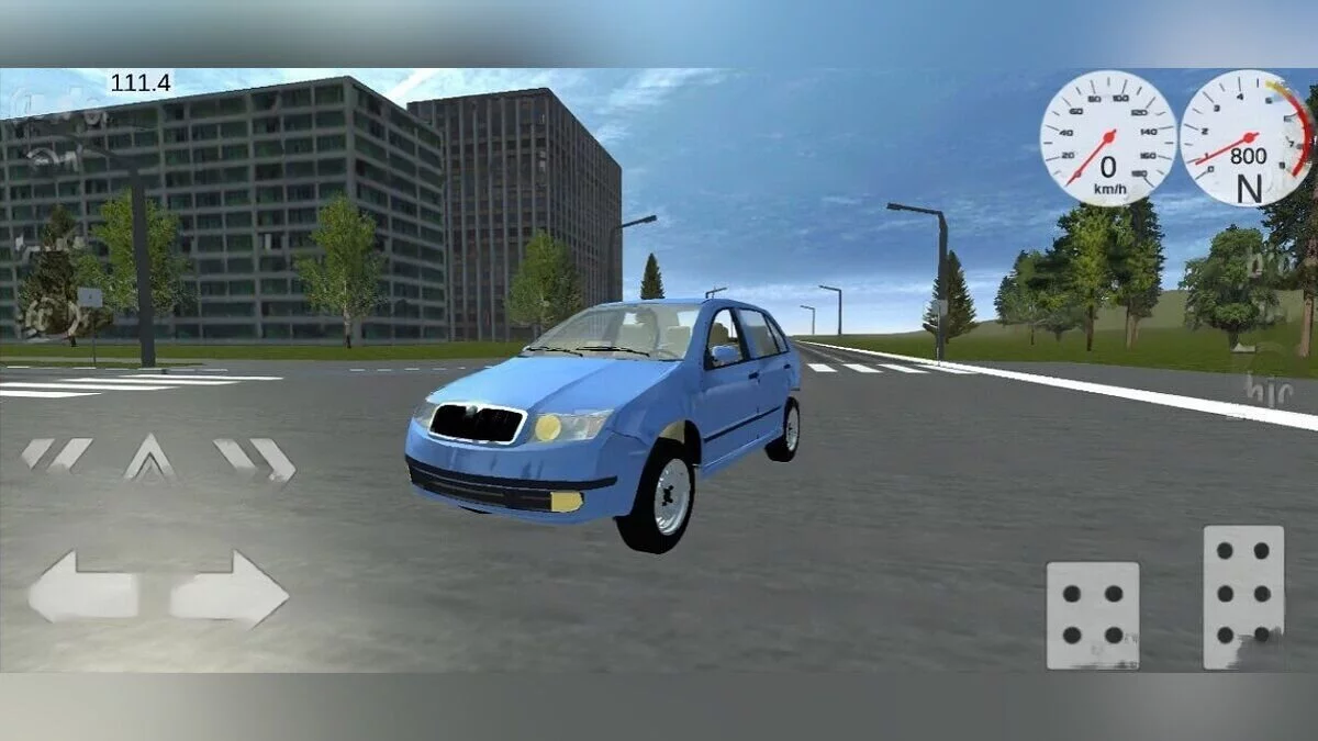 Simple Car Crash Physics Sim — Skoda Fabia MK1