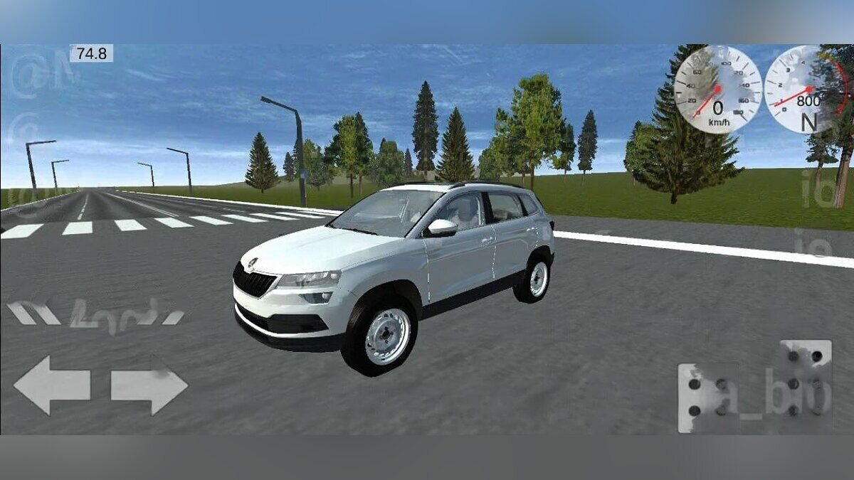 Simple Car Crash Physics Sim — Skoda Croya