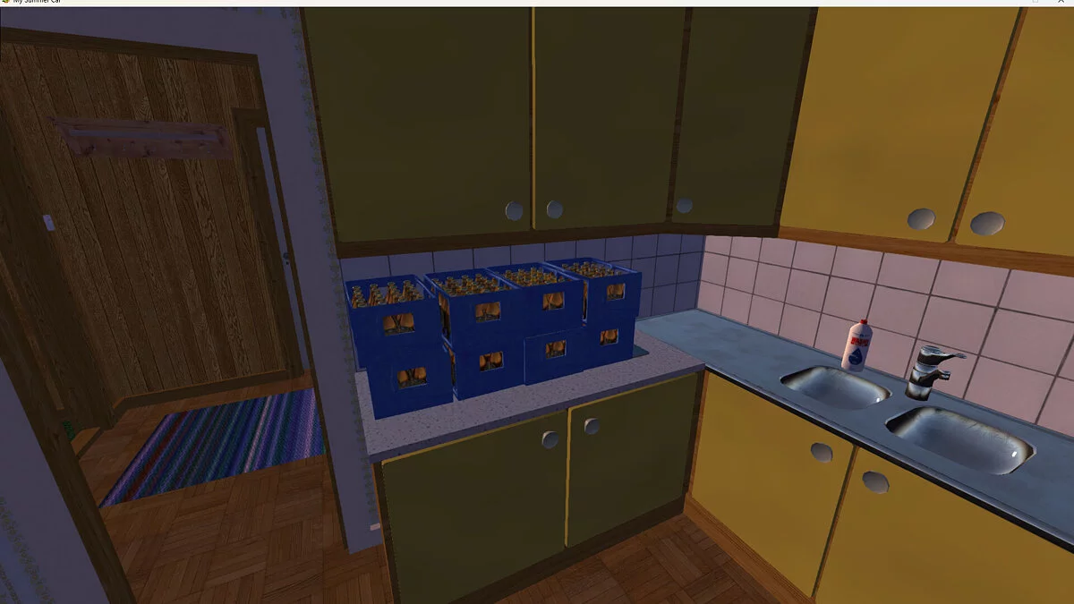 My Summer Car — Стоковая Satsuma, много пива, в гараже есть всё