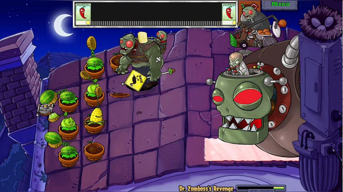 Plants vs. Zombies — The Giga Mod Deluxe — мод, увеличивающий здоровье зомби вдвое v1.3