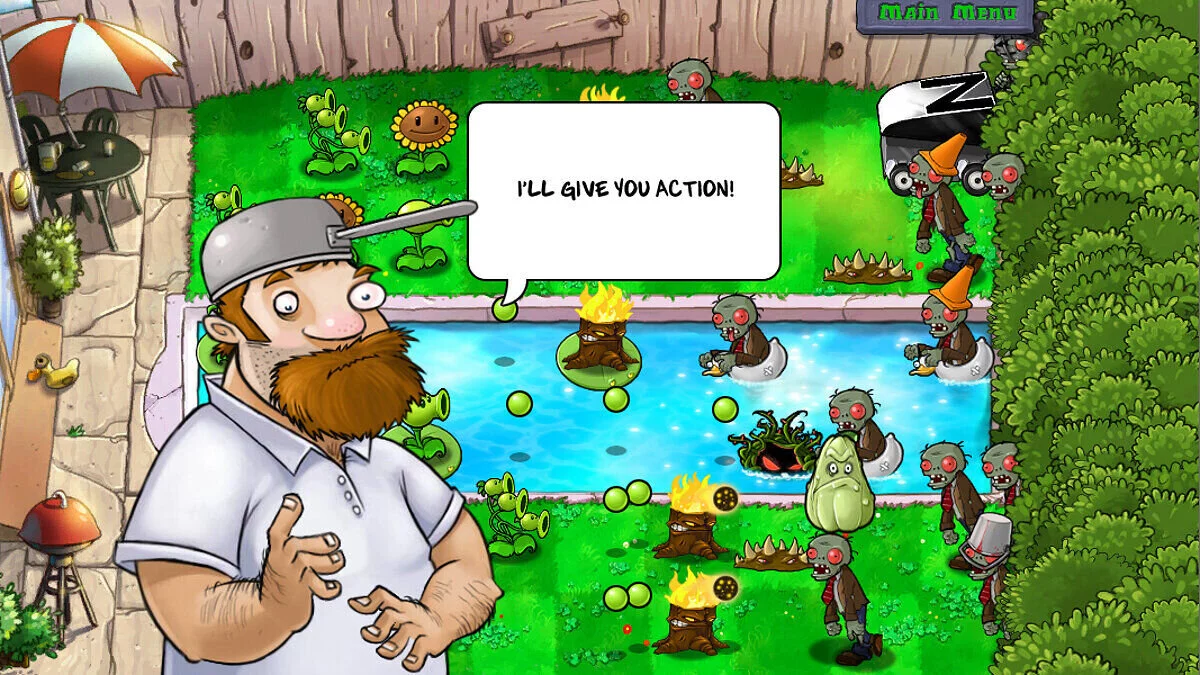 Plants vs. Zombies — The Giga Mod Deluxe — мод, увеличивающий здоровье зомби вдвое v1.3