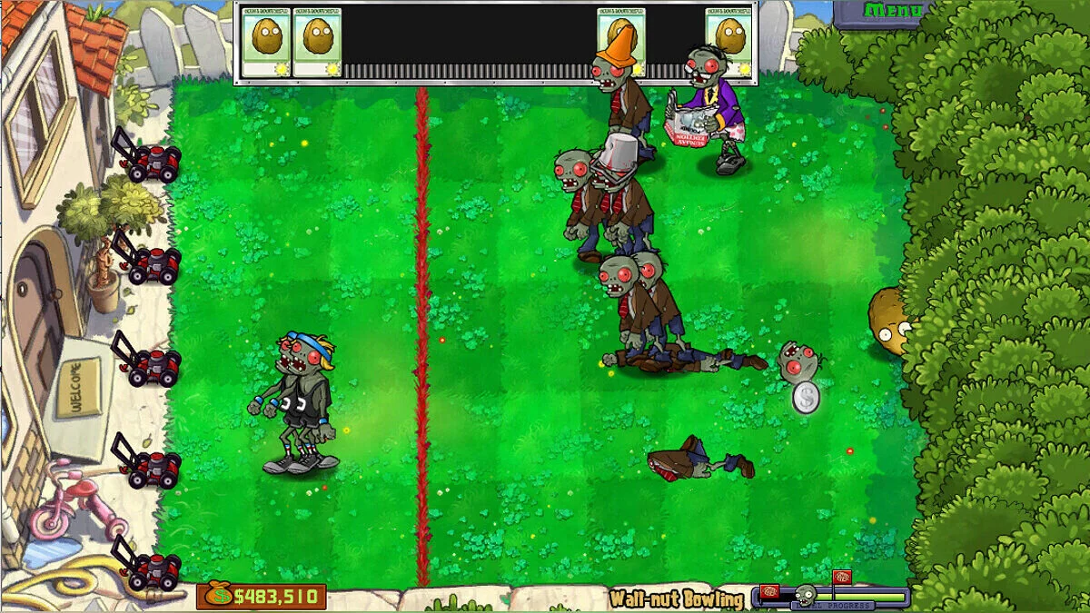 Plants vs. Zombies — The Giga Mod Deluxe — мод, увеличивающий здоровье зомби вдвое v1.3