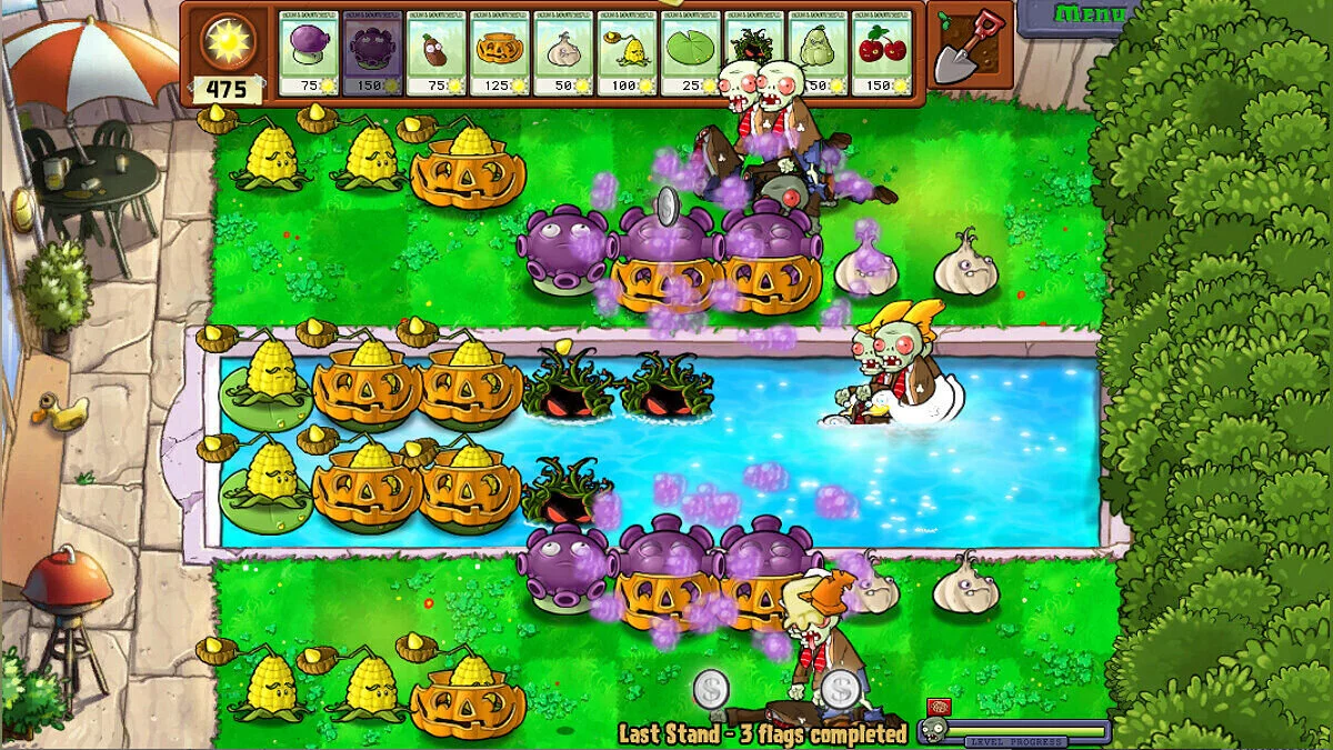 Plants vs. Zombies — The Giga Mod Deluxe — мод, увеличивающий здоровье зомби вдвое v1.3