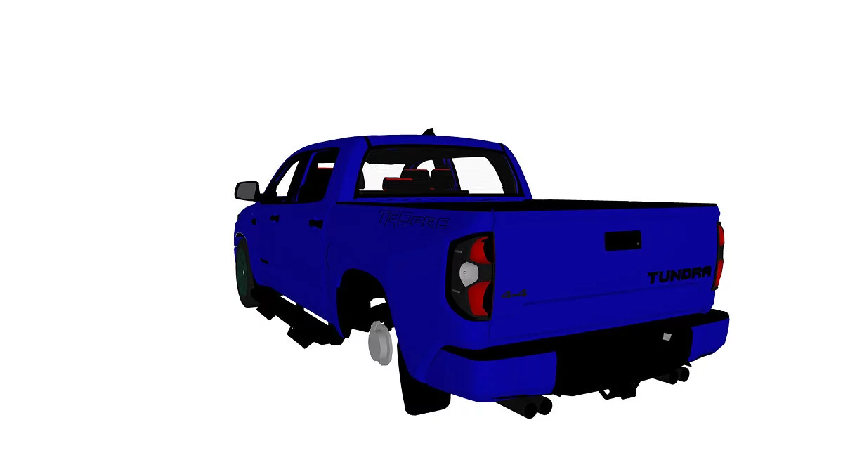Simple Car Crash Physics Sim — Toyota Tundra TRD