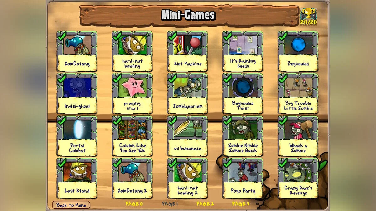 Plants vs. Zombies — Travel Pursuit — ulepszona grafika i nowe modele roślin v1.5