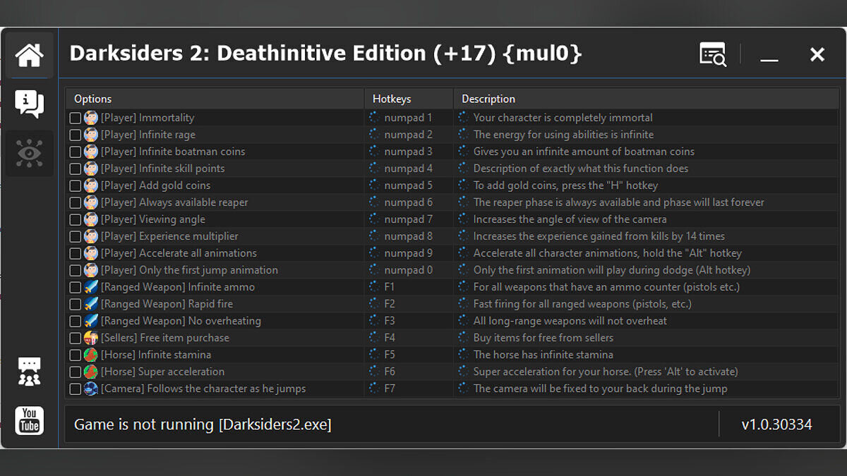 Darksiders 2: Deathinitive Edition — Trainer (+17) [1.0.30334]