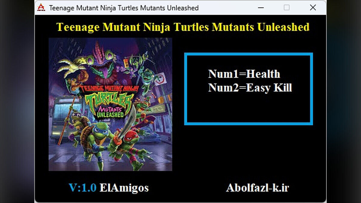 Teenage Mutant Ninja Turtles: Mutants Unleashed — Trainer (+2) [1.0]