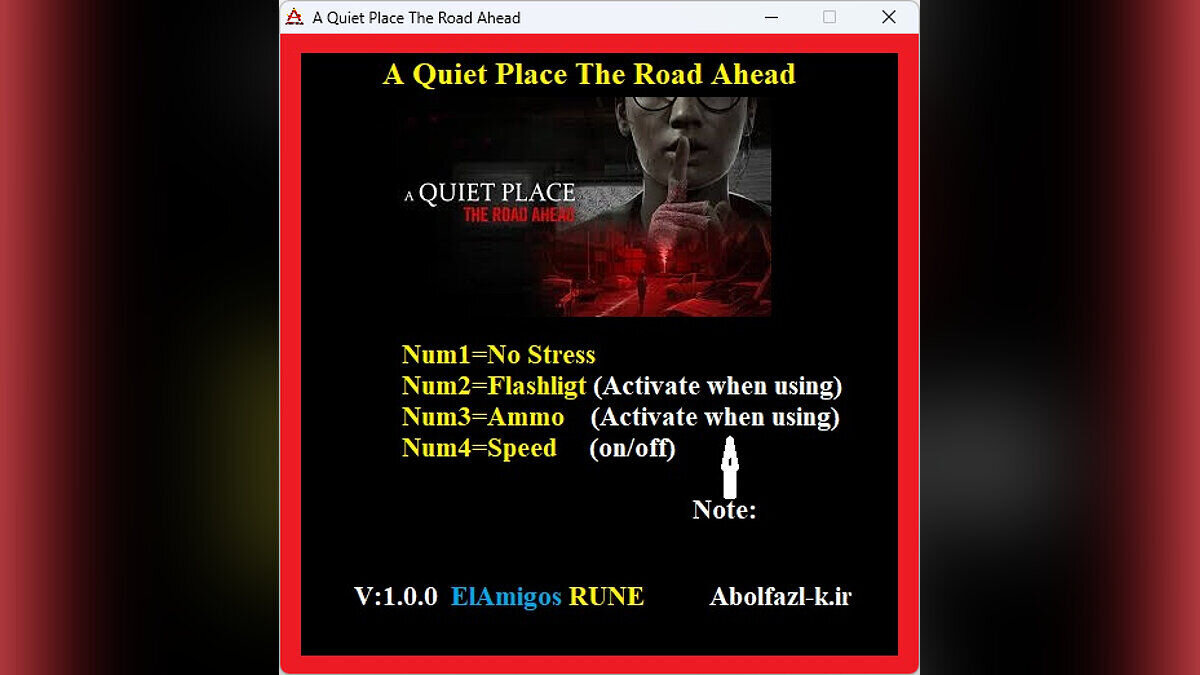 A Quiet Place: The Road Ahead — Trainer (+4) [1.0]