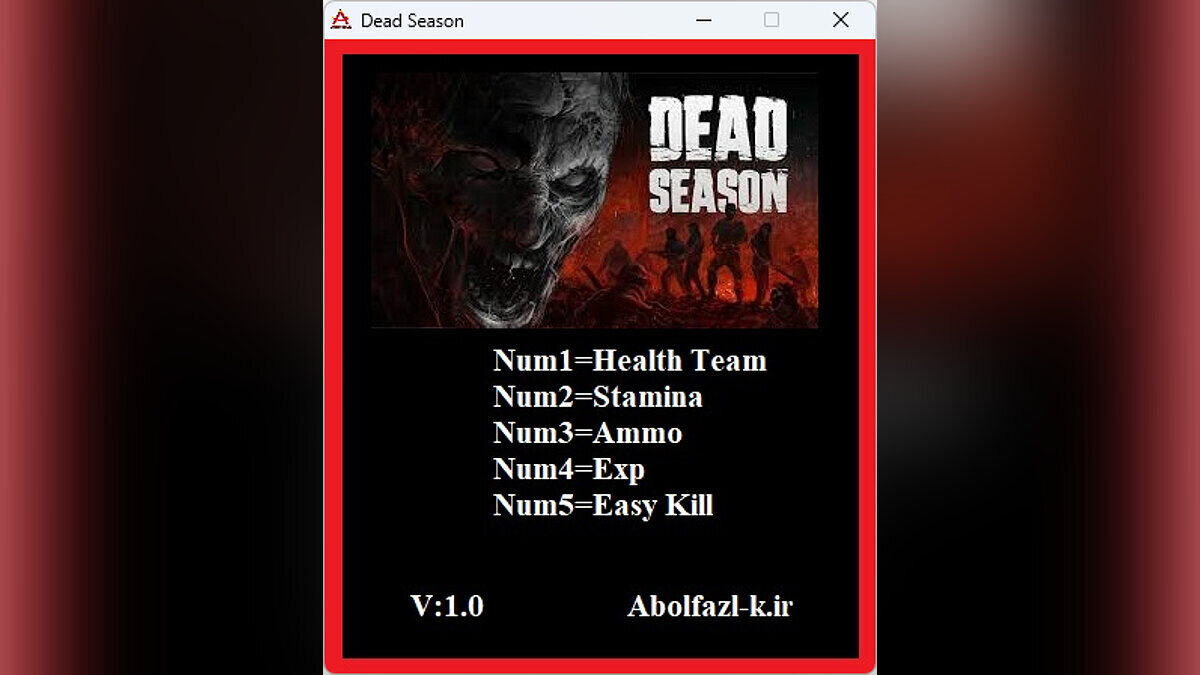 Dead Season — Trainer (+5) [1.0]