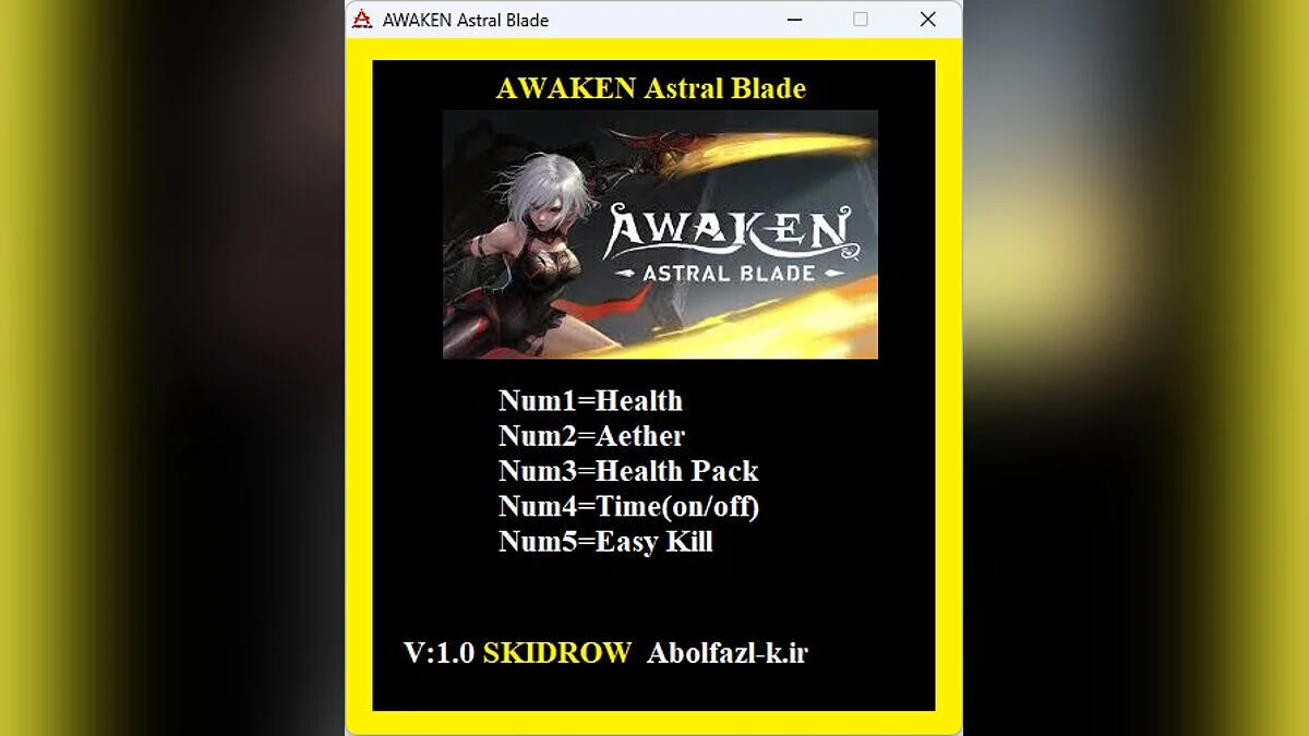 Awaken - Astral Blade: First Contact — Trainer (+5) [1.0]