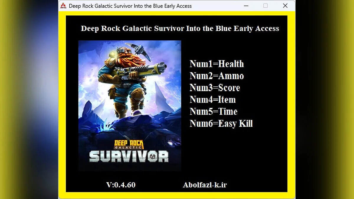 Deep Rock Galactic: Survivor — Trainer (+6) [0.4.60]