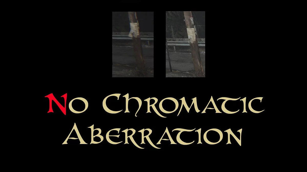 Silent Hill 2 — Eliminar la aberración cromática