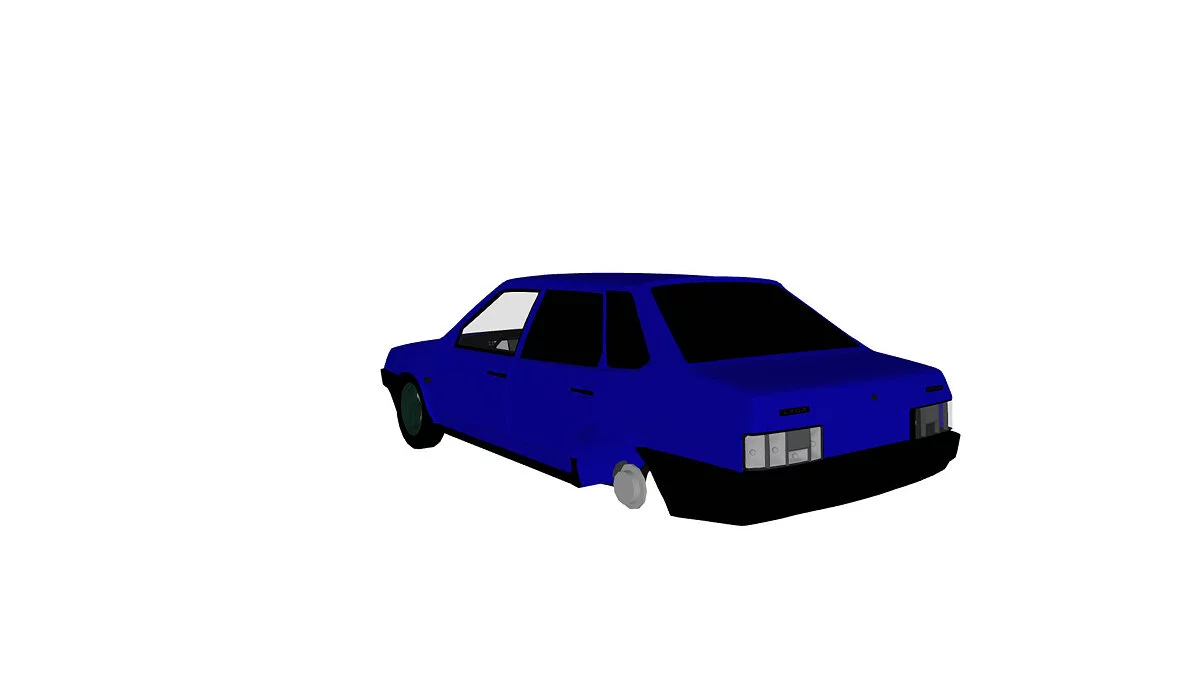 Simple Car Crash Physics Sim — WAZ-21099