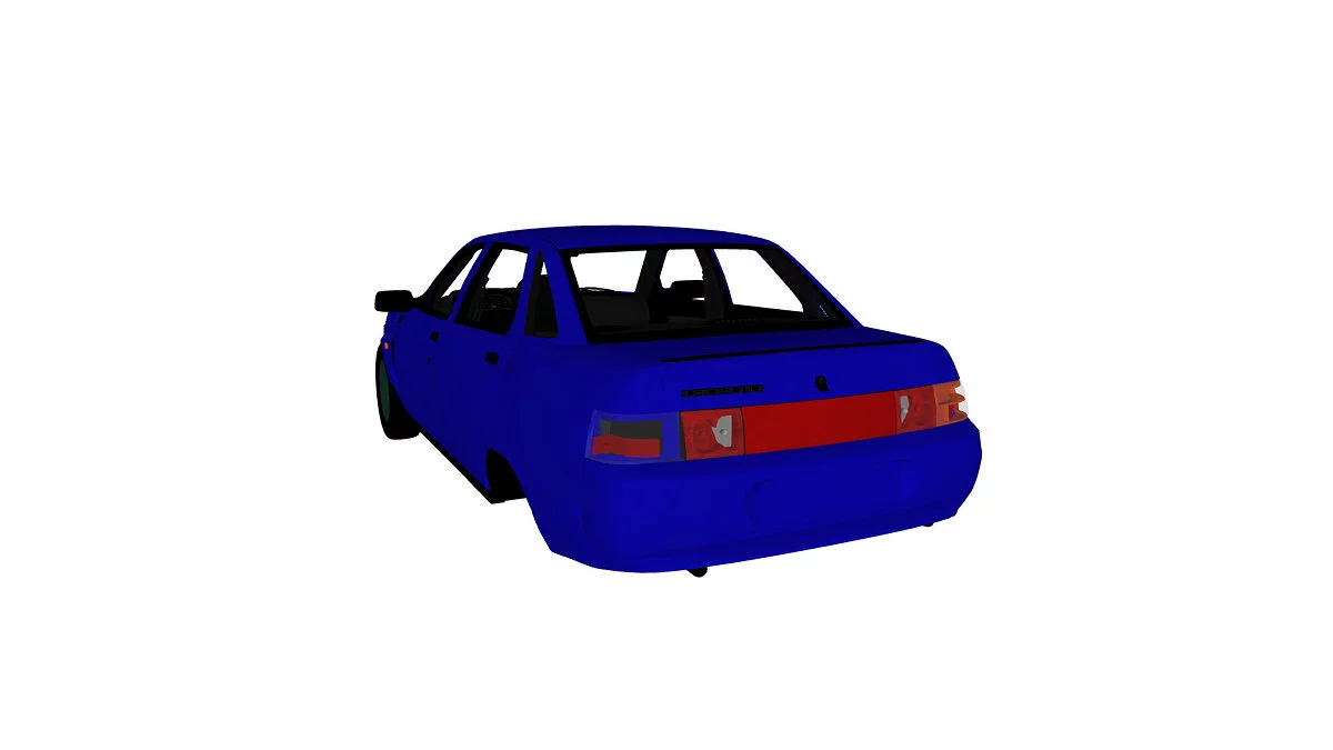 Simple Car Crash Physics Sim — Waz 2114+2110