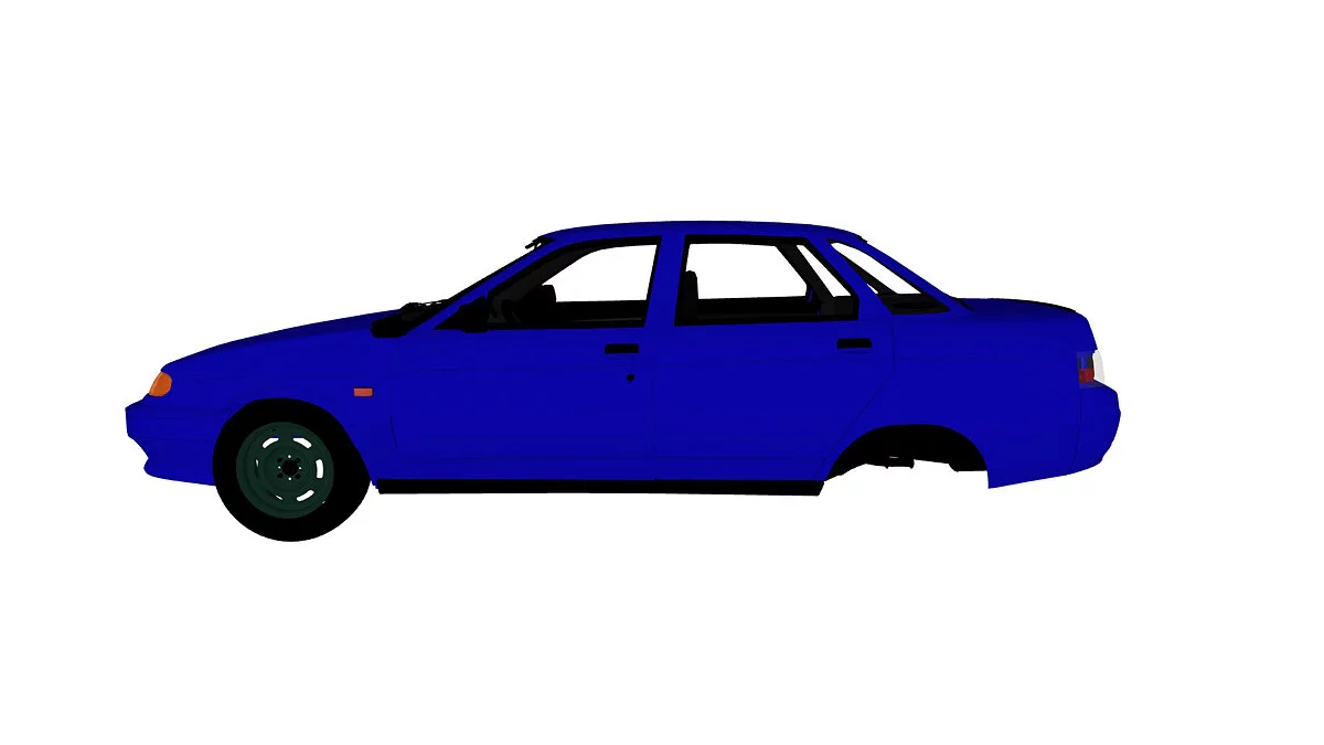 Simple Car Crash Physics Sim — Waz 2114+2110