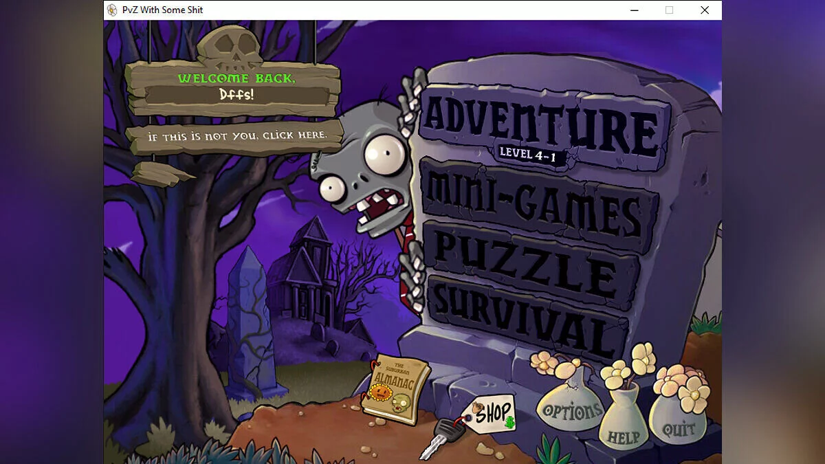 Plants vs. Zombies — Bazı Değişiklikler — Oyunun Birçok Yönünü Değiştiren Mod [1.1]