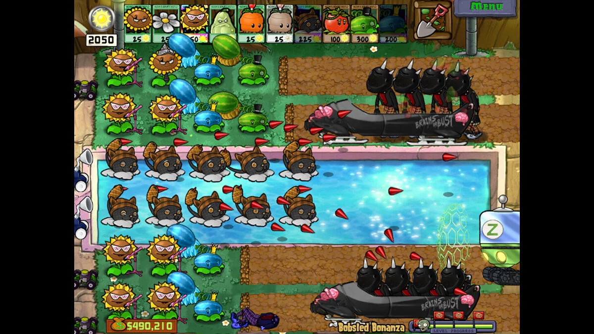 Plants vs. Zombies — Zomburbia Foil (PvZ: Undead Foliage) — новый сложный хардмод