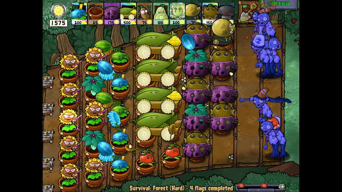 Plants vs. Zombies — Zomburbia Foil (PvZ: Undead Foliage) — новый сложный хардмод