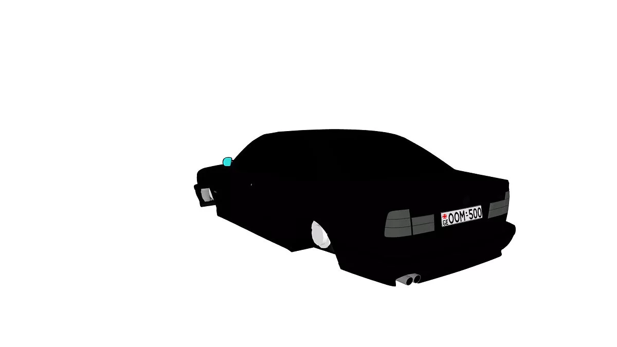 Simple Car Crash Physics Sim — BMW M5 E34