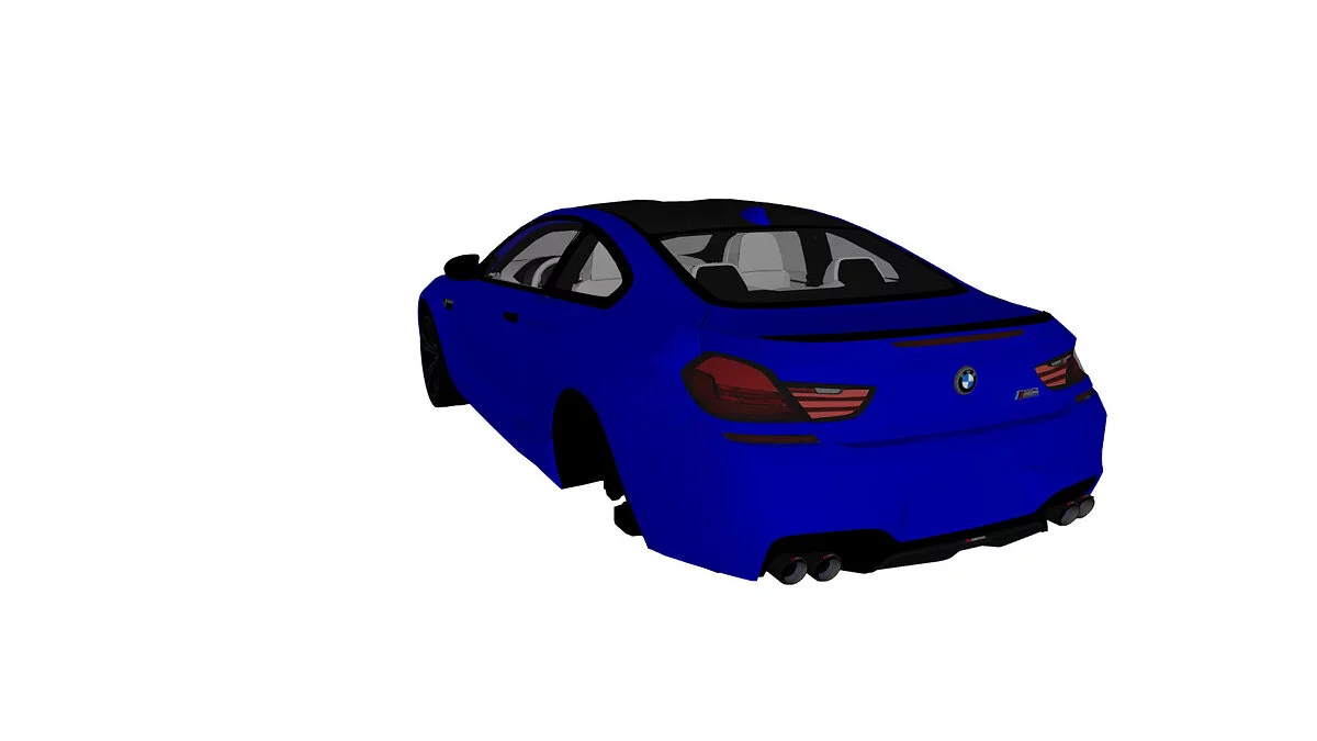 Simple Car Crash Physics Sim — BMW M6 F13 турбо