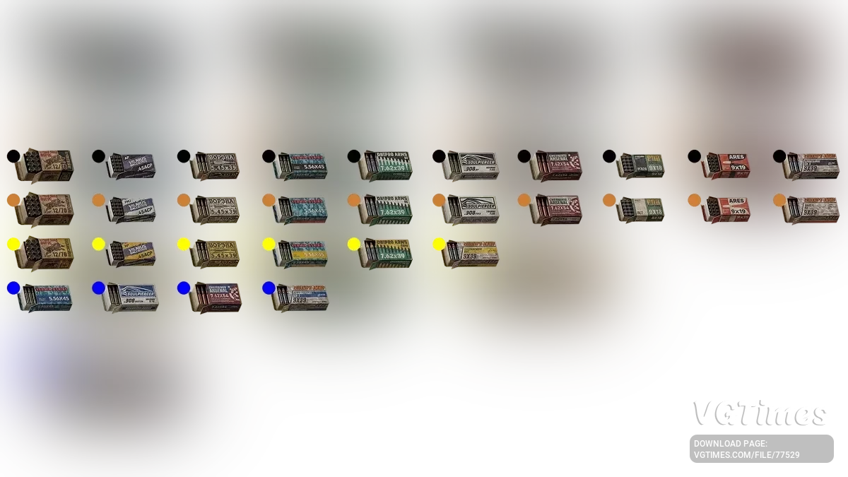 S.T.A.L.K.E.R. 2: Heart of Chornobyl — Читаємi боєприпаси для зброї