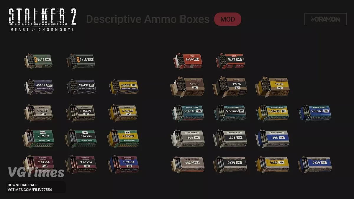 S.T.A.L.K.E.R. 2: Heart of Chornobyl — Readable ammo boxes