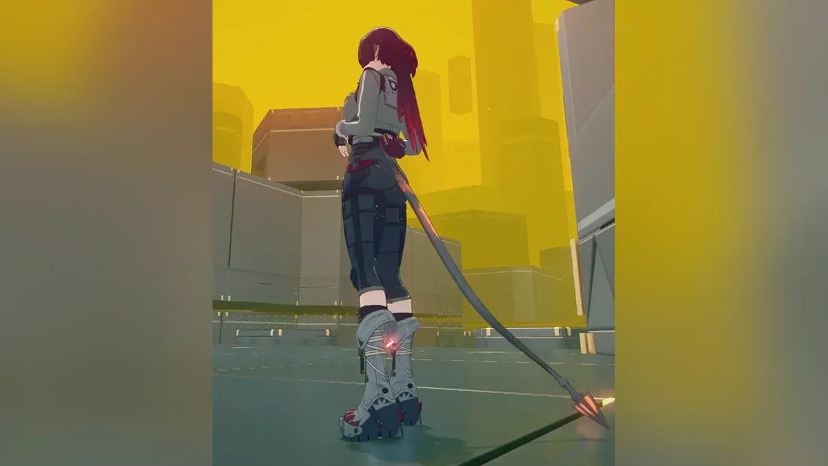 Zenless Zone Zero — Jane Doe dalam kostum Zhu Yuan